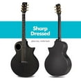 thumbnail image 6 of Enya X4 PRO Leather Strap Acoustic Electric Guitars with Hard Case, Carbon Fiber Black, 6 of 6