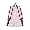 thumbnail image 3 of Balery Cute Rabbit Vintage Canvas Backpack for Men and Women - Large Capacity, Durable Travel Laptop Bag for School, Work, Hiking, and Outdoor Activities, 3 of 7