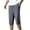 Dark Gray, variant on NAFUU Men's Lightweight Shorts Mens Capri Pants Casual Yoga Sports Shorts Ice Silk Summer Relaxed Fit Drawstring 3/4 Shorts Cargo Trousers