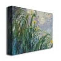 Trademark Fine Art "The Yellow Iris" Canvas Wall Art by Claude Monet