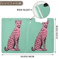 thumbnail image 3 of FORMRS A4 Clipboard Folder with Pen Holder Horizontal Foldable School Office Binder, Pink Cheetah, 3 of 9