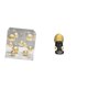thumbnail image 1 of Estatua de mujer africana en caja cuadrada de acrílico, figura de resina, adorno con tapa de acrílico y bola. Material resistente, ideal para estanter, 1 of 8