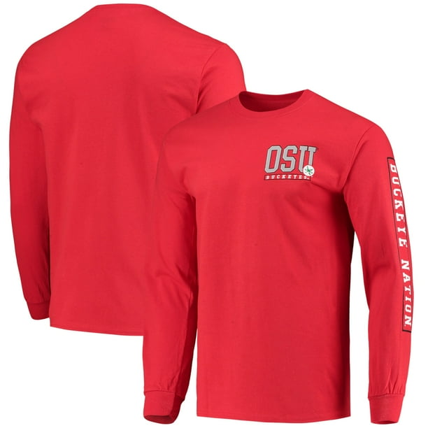Captivating Apparel Men's Scarlet Ohio State Buckeyes Team Foundation