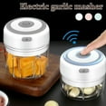 thumbnail image 3 of Electric Mini Garlic Choppers Meat Grinder Crusher For Nut Fruit Vegetable Food Chopper Meat Mincer Kitchen Tools, 3 of 9