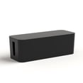 thumbnail image 1 of Caja organizadora de cables, soporte para cables de alimentación, protector contra sobretensiones para escritorio (negro), 1 of 4