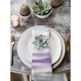 thumbnail image 3 of Cloth Napkins Set of 2 - 20x20 Inches, Purple Gray White Washable Reusable Table Napkins, Retro Country Abstract Mottled Texture Soft & Absortbent Dining Napkin for Party Wedding Hotel Restaurant, 3 of 8