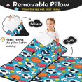 thumbnail image 3 of Baseball Football Pattern Toddler Nap Mats for Kids Preschool,Sleeping Mat Bag or Kids,Toddler Sleeping Bag,Toddler Nap Mat or Daycare, 3 of 6