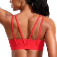 thumbnail image 1 of Sujetador deportivo CRZ YOGA Softness Mold Butterluxe con cuello en V para mujer, 1 of 5
