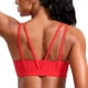 thumbnail image 1 of Sostén CRZ YOGA Butterluxe Escote en V Sin Aros Doble Tirantes Rojo S, 1 of 5