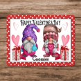 thumbnail image 4 of Letreros metálicos retro "Feliz Día de San Valentín, gnomos con corazón", placa de metal de 30 x 40 cm, 4 of 5