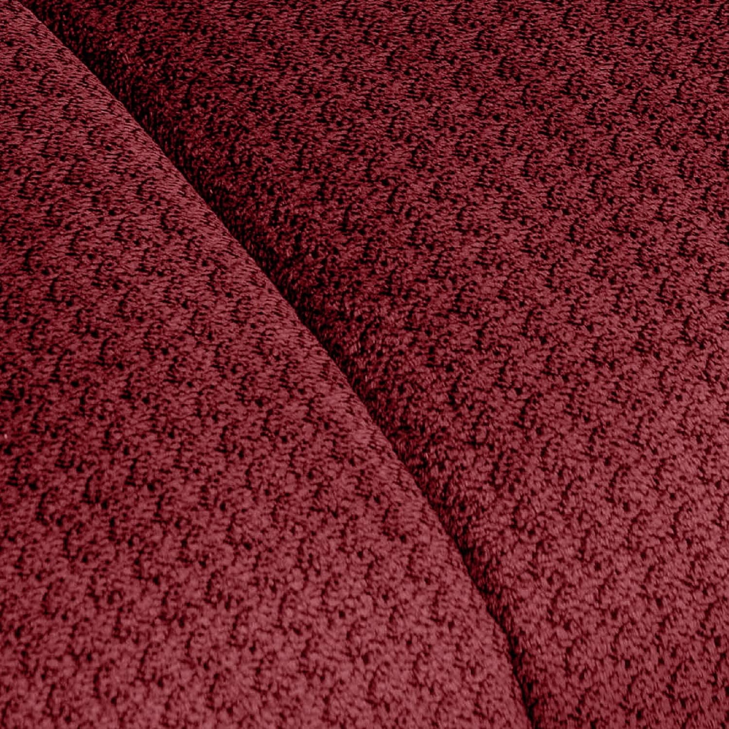 MCombo Power Zero Gravity Recliner Living Room Reclining Chair Wood Foot, Fabric ZG334 (Burgundy)