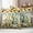 Green Yellow, variant on Sunflower Gnomes Outdoor Waterproof Pillow Covers, Spring Farmhouse Vintage Daisy Floral Leaf Decorative Square Throw Pillowcase Sofa Cushion Sham for Patio/Couch/Chair, 18"x18" 2 Pack