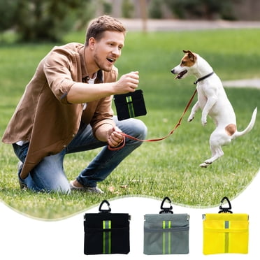 Pet Snack Bag under $5! CQCYD Pet Snack Pouch, Waist Pack for Dog Treats, Large Capacity Outdoor Feeding Bag for Walking, Training, Travel