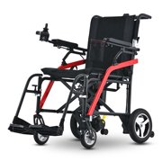 C0000J Electric Wheelchairs Intelligent Foldable Electric Wheelchair Lightweight Portable Power Motorized Wheel Chair For Seniors Weight Capacity 220lbs