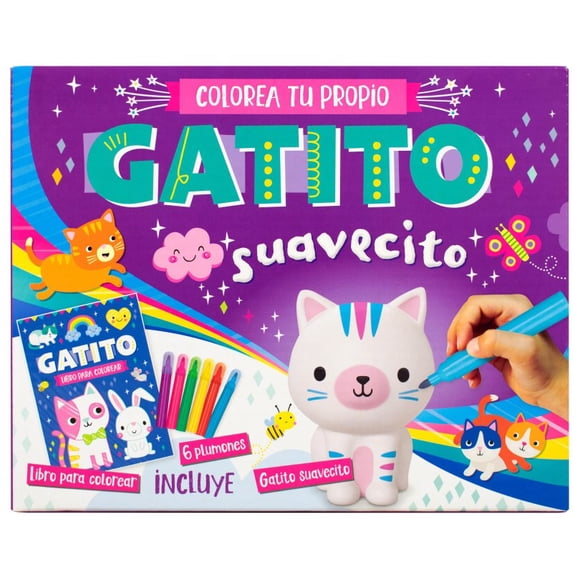Colorea tu propio gatito suavecito