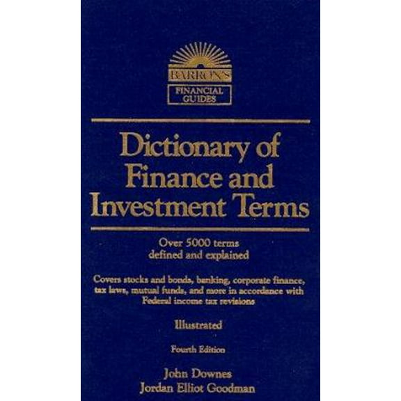 Pre-Owned Dictionary of Finance and Investment Terms (BARRON'S FINANCE AND INVESTMENT HANDBOOK) (Paperback) 0812090357 9780812090352