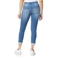 thumbnail image 2 of WallFlower Women's Pull On Denim Ankle High-Rise Insta Soft Juniors Jeans, 2 of 7