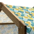 thumbnail image 5 of Geometric Pet House, Aqua and Earth Tones Nested Circles and Dots Interlacing Shapes Repeating Pattern, Outdoor & Indoor Portable Dog Kennel with Pillow and Cover, 5 Sizes, Multicolor, by Ambesonne, 5 of 5