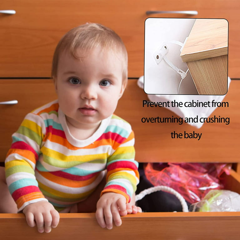 Baby Products Online - Child Safety Strap Locks 12 Pack Child