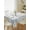 white Turquoise Gray, variant on Coastal Ocean Table Cloth, Green Pink Coral Starfish Seahorse Shell Waterproof Tablecloth for Rectangle Tables, Reusable Washable Fabric Table Cover for Restaurant Kitchen Dining Tables 52"x70"