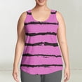 thumbnail image 1 of Wzzjkit Débardeurs pour Femmes Mode Été Décontracté Imprimé Ample Grande Taille Col Rond Camisoles Débardeur, 1 of 7