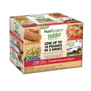 Nutrisystem 5 Day Turbo Protein Powered Classic Weight Loss Kit, 3.9 lbs, 15 Meals, 5 Shake Mixes