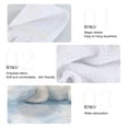 thumbnail image 4 of Haosy 2 Pack Kitchen Wash Cloths with Hanging Loops Absorbent Absorbent Quick Drying Hand Towels, Baby Seal on Iceberg, 4 of 7