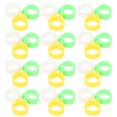 thumbnail image 1 of AURARMLET 300Ud Anillos Para Pata De Con Clip Plástico En Colores Surtidos Para Identificación, 1 of 5