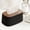Black BK, variant on AuroraX Elastic Tissue Box Cover European Style Desktop Tissue Holder Modern Square Beige Storage Living Room Decor Accessories Beige