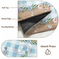 thumbnail image 6 of Easter Area Rugs 3'x5', Washable Small Throw Rugs for Living Room Bedroom, Spring Gnomes Bunny Eggs Flowers Blue Checkered Indoor Outdoor Rug Non-Slip Low Pile Carpet Runner Reversible Floor Mats, 6 of 8