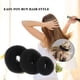 thumbnail image 4 of Juego de 3 Ligas Invisibles para Cabello en Estilo Donut, Color Negro, Tamaños Grande, Mediano y Pequeño, Ideales para Recogidos Elegantes y Discretos., 4 of 4