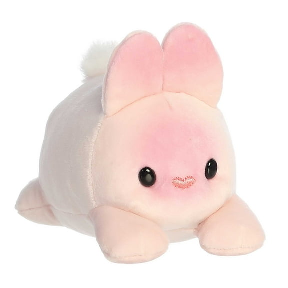 Aurora - Small Strawberry Spring - 5.5" Bunny Loaf - Vibrant Stuffed Animal