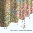 thumbnail image 6 of Pioneer Flower Floral Print Pattern Shower Curtain 72"x72", Bathroom Decorative Shower Curtain Set with 12 Hooks, Waterproof Washable, 6 of 6