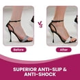 thumbnail image 4 of Bukihome High Heel Cushion Inserts for Women - 3/4 Invisible Insoles Prevent Feet from Sliding Forward - Shock & Sweat Absorption - Comfort Shoe Pads for High Heels Sandals Flats,Size L, 4 of 7