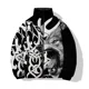 thumbnail image 5 of Nueva chaqueta de invierno de algodón para hombre, chaqueta estampada moderna con perro de fuego de tres cabezas y tigre, ropa para hombre, abrigos, parka, frío, 5 of 5