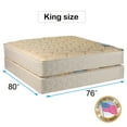 thumbnail image 2 of DS USA Chiro Premier 2-Sided Gentle Firm (Beige) Mattress Set with Mattress Cover Protector - High Quality Foam, Fully Assembled, Orthopedic, Longlasting Comfort (King 76"x80"x9"), 2 of 6