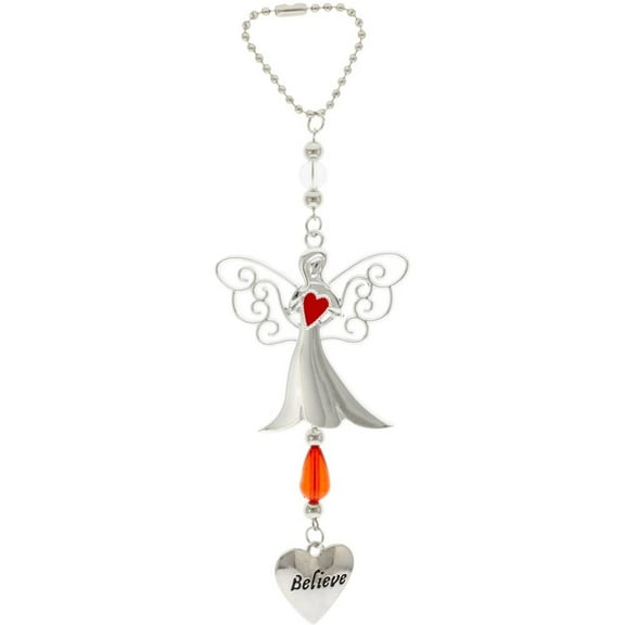 Believe Auto Mirror Guardian Angel Ornament