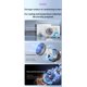 thumbnail image 5 of Ventilador de escritorio con luz LED ambiental - Aire acondicionado portátil 3 en 1, de pie o colgante, 5 velocidades, 3 modos de luz, recargable por USB, silencioso, para oficina y hogar., 5 of 7