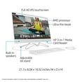 thumbnail image 2 of HP 24-Inch All-in-One Computer, AMD Ryzen 3 3200U, 8GB RAM, 1TB Hard Drive, Windows 10 (24-F1040, White), 2 of 5