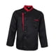 thumbnail image 3 of Chaqueta de chef, uniforme de catering, abrigo de manga larga con bolsillo, ropa de trabajo, camisa, ropa un negro m, 3 of 9