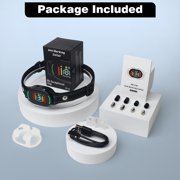 PetJoy Dog Bark Collar,Dog Shock Collar for Large Dogs 8-120lbs,Auto Anti Bark Collar,Shock Anti Barking Training Collar with Beep,Vibration,Shook,Black