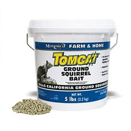 32304 5Lb Tomcat Ground Squirrel Bait(Loose Pellets), Tomcat (Motomco), EACH, (Best Bait For Grey Squirrels)