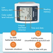 iProven Blood Pressure Monitor Wrist Cuff BP Monitor Batteries Included Bpm-337