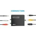 thumbnail image 4 of SGEYR Digital to Analog Audio Converter DAC Digital SPDIF Optical to Analog L/R RCA Converter Toslink Optical, 4 of 8