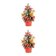 thumbnail image 3 of Bearachild Mini árbol de Navidad de 20cm, pequeña Artificial, decoración de Navidad, fotografía DIY, Festival, fiesta, centro comercial, Type1 NO1, 3 of 6