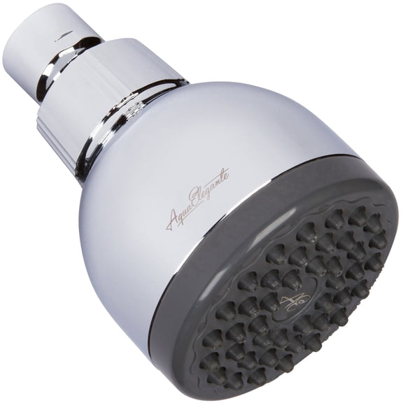 Aqua Elegante High Pressure Shower Head for Low Water Pressure Showers - 2.5 GPM - Polished Chrome