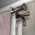 thumbnail image 2 of 5/8" Dia Adjustable 28"-48" double curtain rod with Myrtle Finials - Cocoa,(5712-287D), 2 of 3