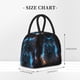 thumbnail image 2 of Fotbe Cool Blue Light Wolf Bolsa de Almuerzo con Estampado, Lonchera Aislada, Contenedor de Comida Reutilizable Tipo Cooler a Prueba de Fugas, 2 of 6