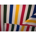 thumbnail image 4 of 100% Cotton Denim Fabric 58" wide STRIPES in 4 styles multicolor, charcoal /ivory, denim blue/white and denim blue /multicolor, 4 of 11