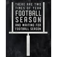 thumbnail image 2 of CAD Designs 26x32 White Modern Wood Framed Museum Art Print Titled - Football Season, 2 of 4